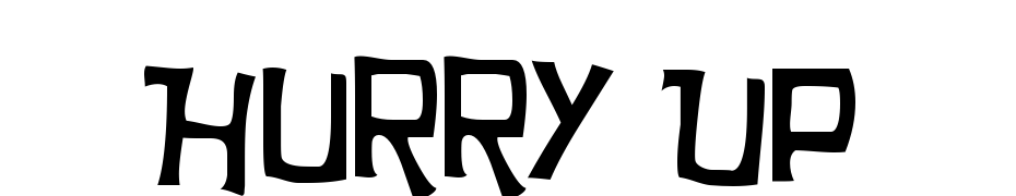 Hurry Up Font Download Free